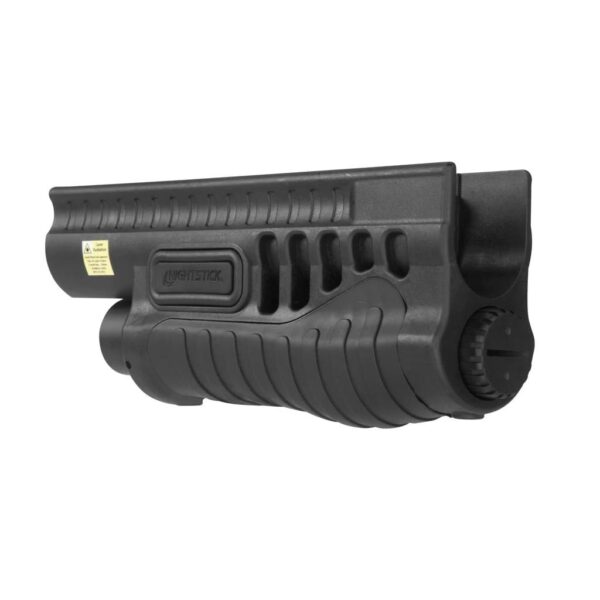 Nightstick Shotgun Forend Light with Green Laser Black for Mossberg 500/590/590A1/Shockwave 1200 Lumens - Precision Shot Firearms