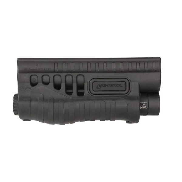 Nightstick Shotgun Forend Light with Green Laser Black for Remington 870/TAC-14 - Precision Shot Firearms
