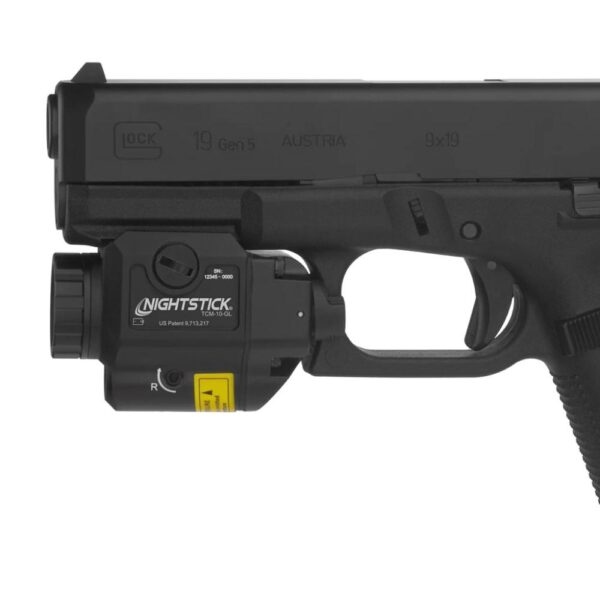 Nightstick TCM-10-GL Compact Weapon Light with Green Laser 650 Lumens Black - Precision Shot Firearms