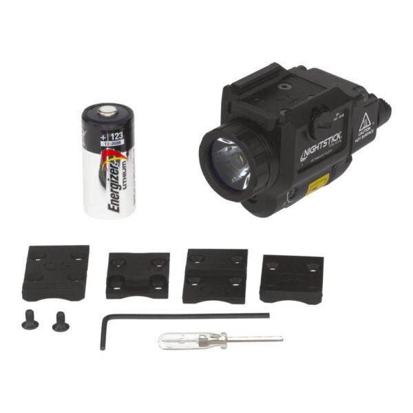 Nightstick TCM-10-GL Compact Weapon Light with Green Laser 650 Lumens Black - Precision Shot Firearms