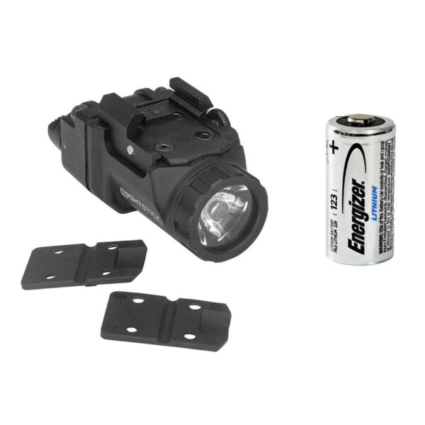 Nightstick TCM-5B Subcompact Weapon Light with Green Laser for Narrow Rail Models 650 Lumens Black - Precision Shot Firearms