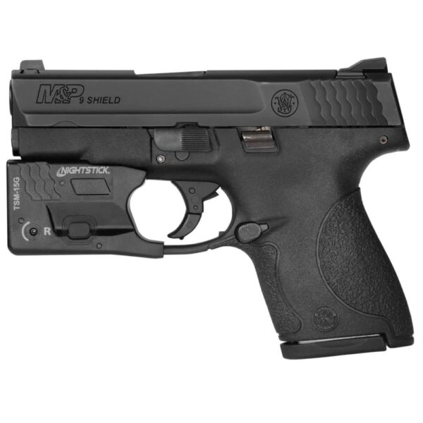 Nightstick Weapon Light with Green Laser Black for S&W M&P Shield/Shield Plus - Precision Shot Firearms