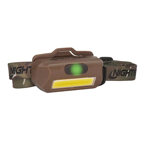 Nightstick Multi-Flood USB Headlamp with Brim Clip & Black Strap LiPo FDE - Precision Shot Firearms