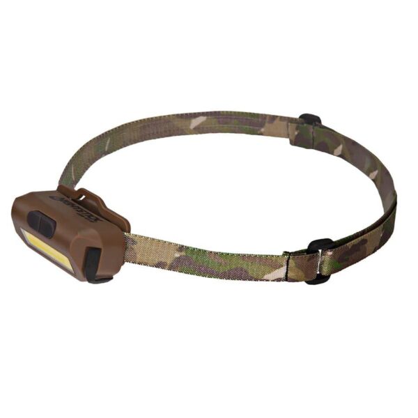 Nightstick Multi-Flood USB Headlamp with Brim Clip & Black Strap LiPo FDE - Precision Shot Firearms