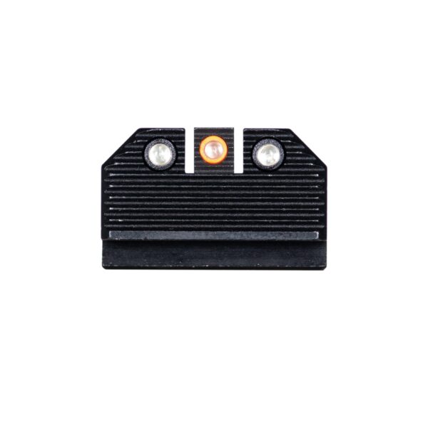 Night Fision Optics Ready Stealth Night Sight Set Orange Front Black Rear for Glock 43x MOS - Precision Shot Firearms