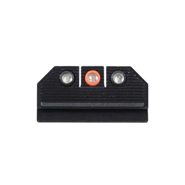 Night Fision Optics Ready Stealth Night Sight Set Orange Front Black Back for Ruger Max 9 - Precision Shot Firearms