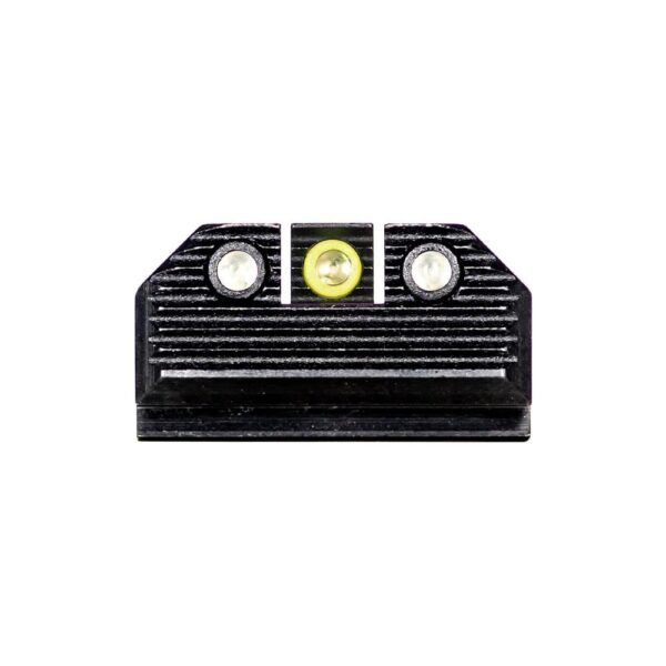 Night Fision Optics Ready Stealth Night Sight Set Yellow Front Black Back for Springfield Hellcat - Precision Shot Firearms