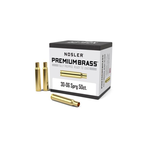 Nosler Unprimed Brass Rifle Cartridge Cases .30-06 Sprg 50/ct - Precision Shot Firearms