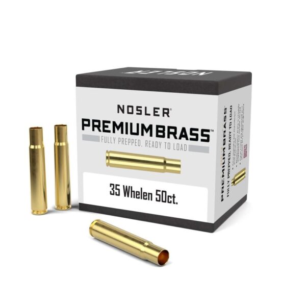 Nosler Unprimed Brass Rifle Cartridge Cases 50/ct .35 Whelen - Precision Shot Firearms