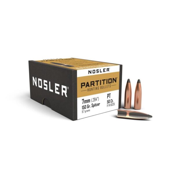 Nosler Partition Bullets 7mm .284" 150 gr SPT 50/ct - Precision Shot Firearms