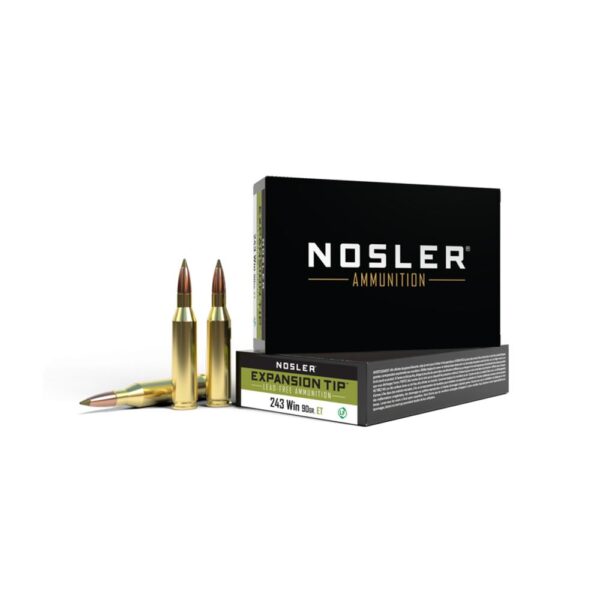 Nosler ETA Rifle Ammunition .243 Win 90gr SP 3050 fps 20/ct - Precision Shot Firearms
