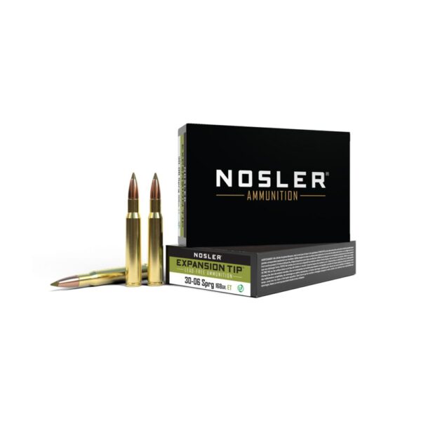Nosler ETA Rifle Ammunition .30-06 Sprg 168gr ET SP 2800 fps 20/ct - Precision Shot Firearms