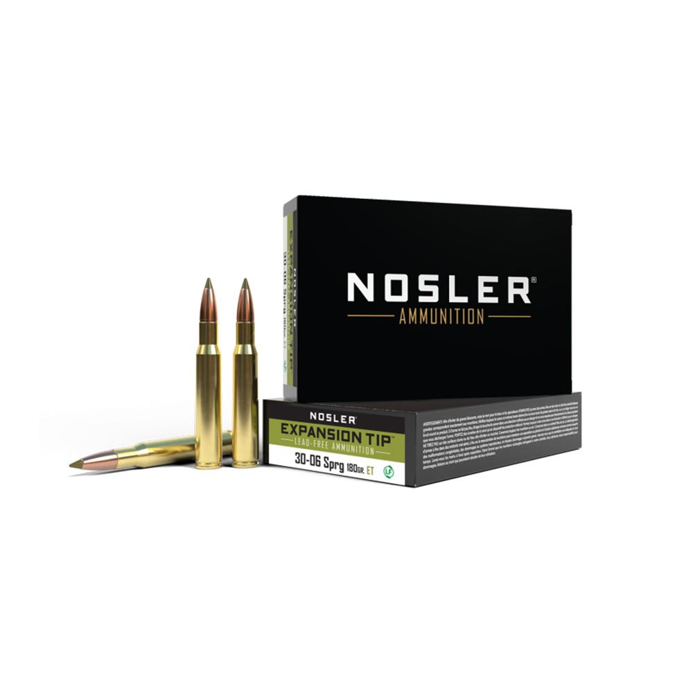 Nosler ETA Rifle Ammunition .30-06 Sprg 180gr ET 2750 fps 20/ct - Precision Shot Firearms