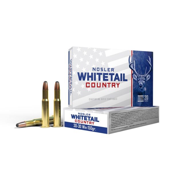 Nosler Whitetail Country Rifle Ammunition 30-30 Win 150gr SP 2390 fps 20/ct - Precision Shot Firearms
