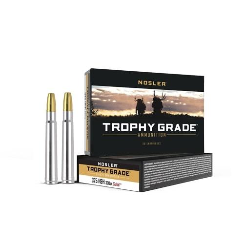 Nosler Safari Rifle Ammunition .375 H&H 300 gr SLD 2450 fps - 20/box - Precision Shot Firearms