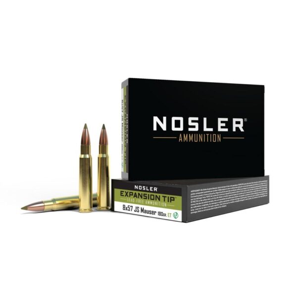 Nosler E-Tip Rifle Ammunition 8x57 JS 180gr E-Tip 20/ct - Precision Shot Firearms