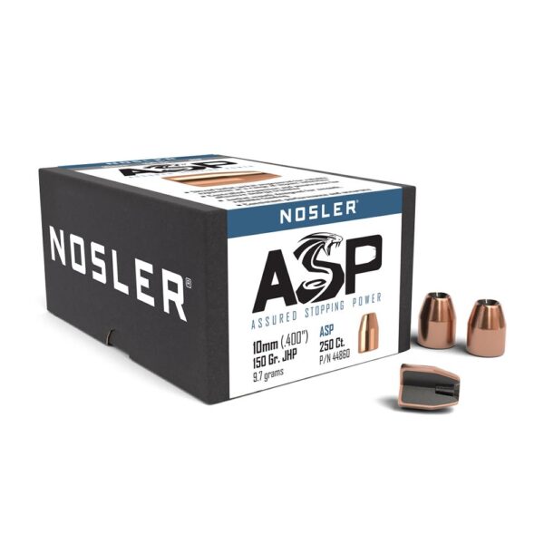 Nosler Sporting Handgun Pistol Bullets .40/10mm .400" 150 gr JHP 250/ct - Precision Shot Firearms