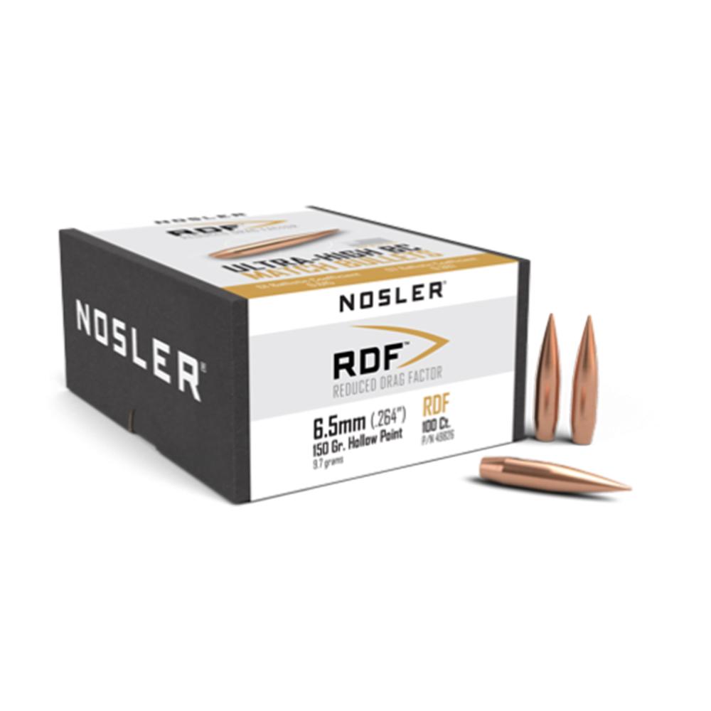 Nosler RDF Rifle Bullets 6.5mm 150 gr HPBT 100/ct - Precision Shot Firearms
