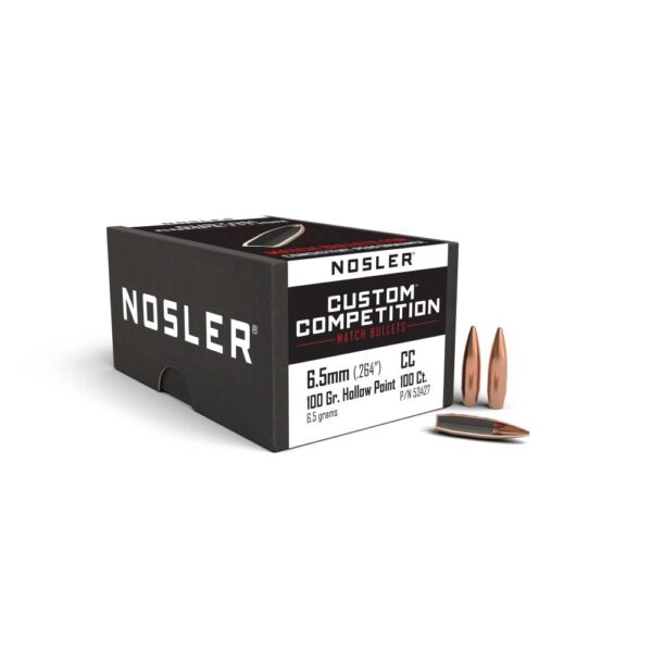 Nosler Custom Competition Bullets 6.5mm .264" 100 gr HPBT 100/ct - Precision Shot Firearms