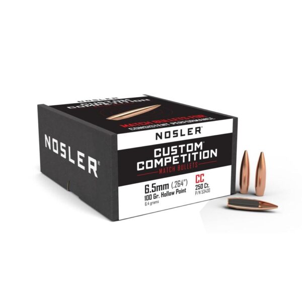 6.5mm 100gr Custom Competition HPBT (250 ct.) - Precision Shot Firearms