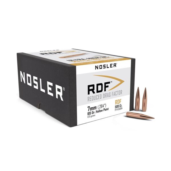 Nosler RDF Rifle Bullets 7mm .284" 185 gr HPBT 500/ct - Precision Shot Firearms
