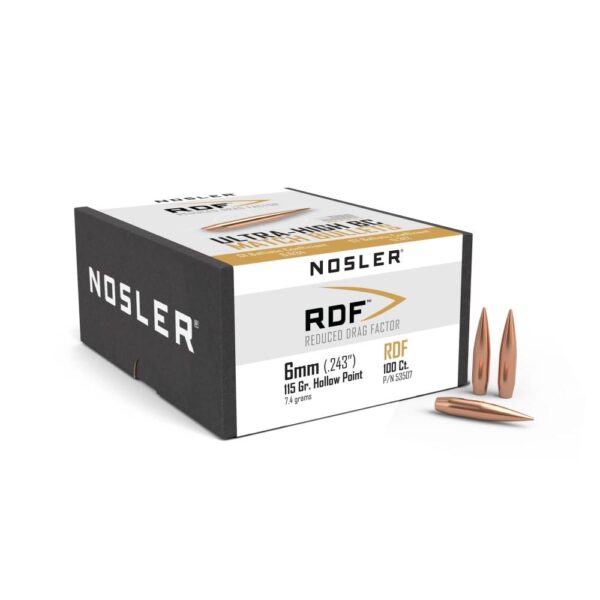 RDF 6mm 115 HPBT (100 ct) Bullets - Precision Shot Firearms