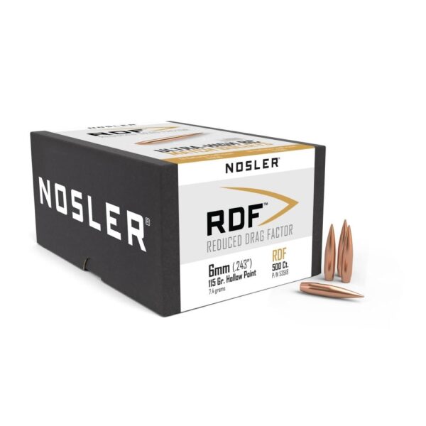 RDF 6mm 115 HPBT (500 ct) Bullets - Precision Shot Firearms