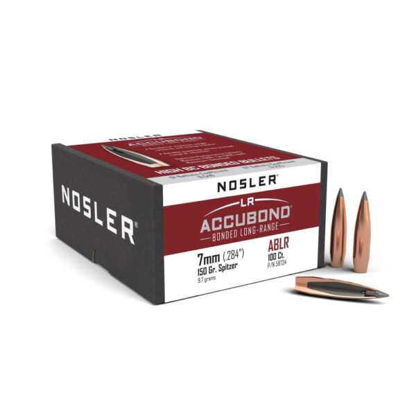 Nosler AccuBond Long Range Bullets 7mm .284" 150 gr SPT-ACB 100/ct - Precision Shot Firearms