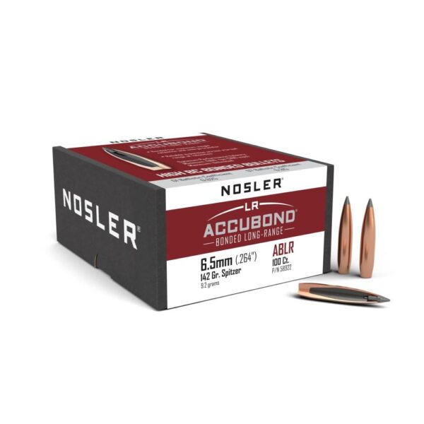 Nosler Accubond Long Range Bullets 6.5 Cal .264" 142 gr 100/box - Precision Shot Firearms