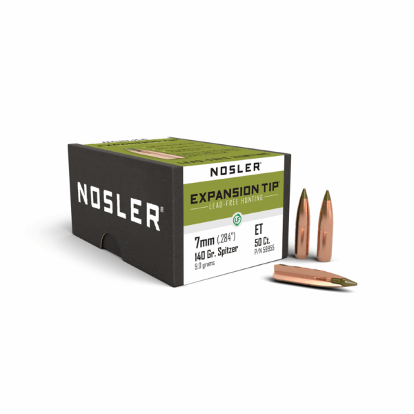 Nosler E-Tip Lead-Free Hunting Bullets 7mm .284" 140 gr SPTZ E-TIP 50/ct - Precision Shot Firearms