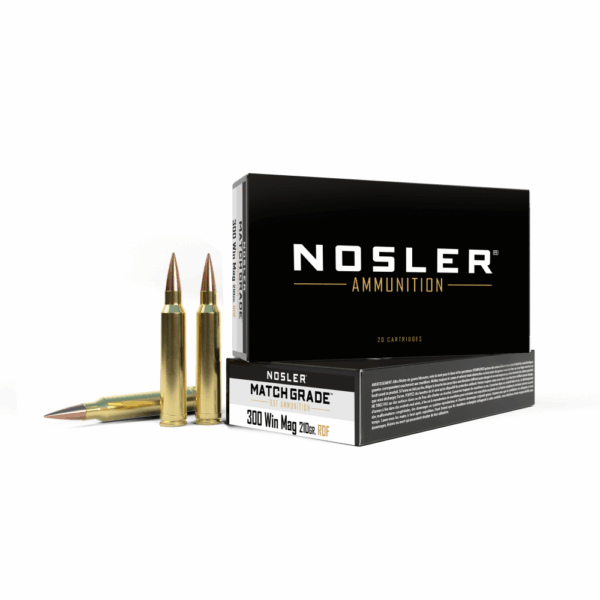 Nosler RDF Match Grade Rifle Ammunition .300 Win Mag 210 gr HPBT 20/ct - Precision Shot Firearms