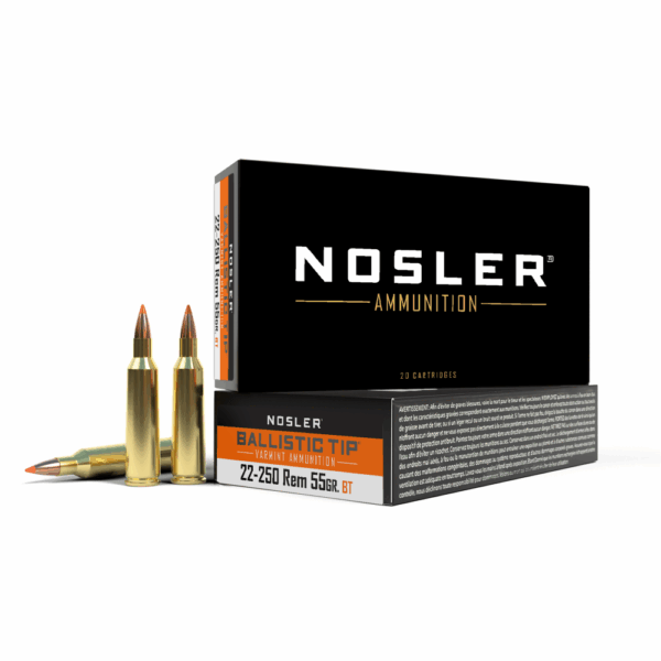 Nosler 22-250 Rem 55gr Ballistic Tip (20 ct.) Ammunition - Precision Shot Firearms