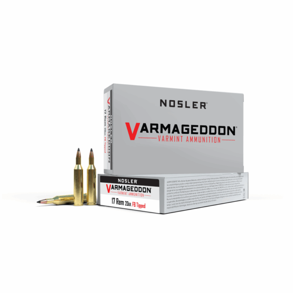 Nosler Varmegeddon Rifle Ammunition .17 Rem 20 gr FB Tipped 4200 fps - 20/ct - Precision Shot Firearms