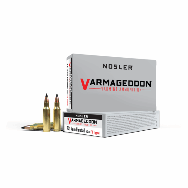 Nosler Varmegeddon Rifle Ammunition .221 Rem Fireball 40 gr FB Tipped 3100 fps - 20/ct - Precision Shot Firearms