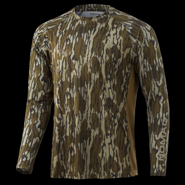 Nomad Camo Pursuit Long Sleeve Shirt Mossy Oak Bottomland XL - Precision Shot Firearms