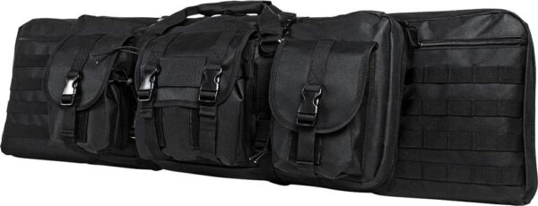 VISM by NcSTAR DOUBLE CARBINE CASE/BLACK/42 IN - Precision Shot Firearms