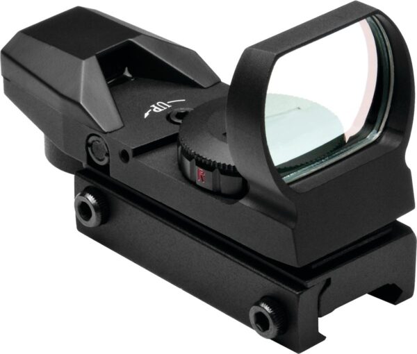 NcStar Red & Green Reflex Sight with 4 Reticles and QR Mount - Black - Precision Shot Firearms