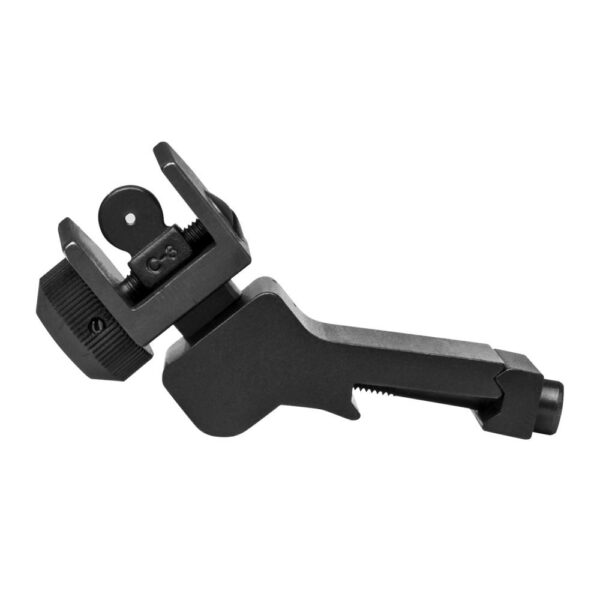 NcStar AR-15 45 Degree Offset Flip-Up Rear Sight Black - Precision Shot Firearms