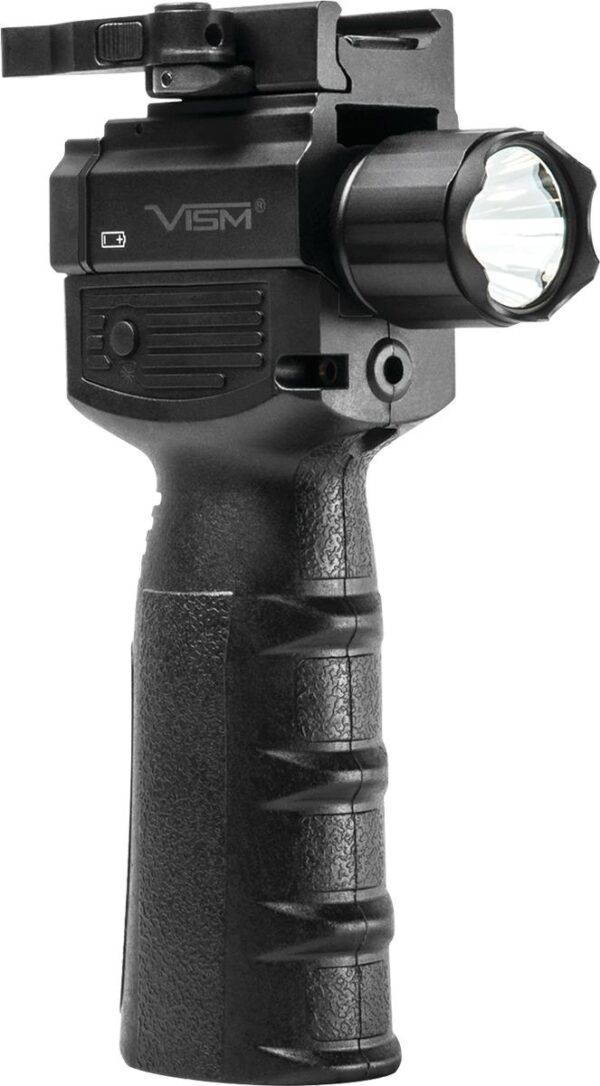 NcSTAR VISM Vertical Grip w/Strobe FlashLight & Red Laser Gen 2 - Precision Shot Firearms