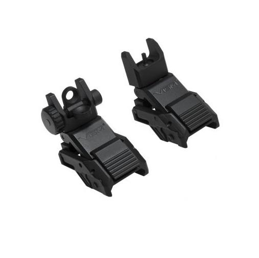 Vism Pro Series AR Flip up Front and Rear Sight Set - Precision Shot Firearms