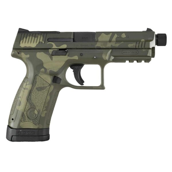 Girsan MC9 Disruptor Handgun 9mm Luger 17rd Magazine 4.6" Barrel Black Laser Camo - Precision Shot Firearms