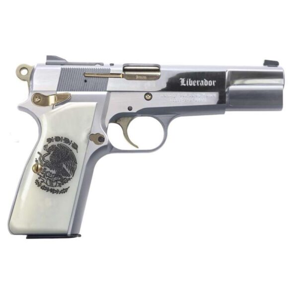 EAA Girsan MC P35 California Liberador Handgun 9mm Luger 10rd Magazine 4.87" Barrel Optic Ready Polished Finish - Precision Shot Firearms