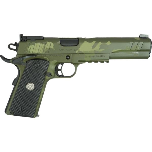 Girsan MC1911S Hunter Handgun 10mm Auto 9rd Magazine 6" Barrel OD Green with Beavertail - Precision Shot Firearms
