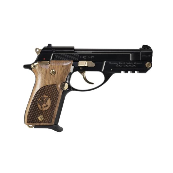 Girsan MC 14T Lady Tip-Up Handgun .380 ACP 13rd Magazine 4.5" Barrel Black Gloss and Gold - Precision Shot Firearms