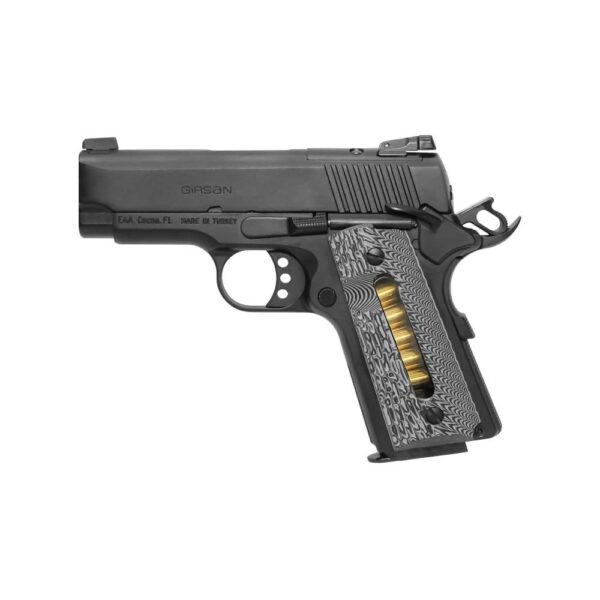 EAA Girsan MC1911 SC Ultimate Handgun 9mm Luger 7rd Magazine 3.4" Barrel Black Frame - Precision Shot Firearms