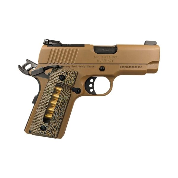 EAA Girsan MC1911 SC Ultimate Handgun 9mm Luger 7rd Magazine 3.4" Barrel FDE Frame - Precision Shot Firearms