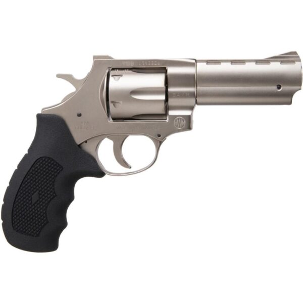 EAA Weihrauch Windicator Handgun .357 Mag/.38 Spl 6rd Capacity 4" Barrel Nickel with Black Grip - Precision Shot Firearms