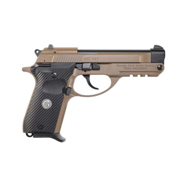 EAA Girsan MC 14 T Tip Up Handgun .380 ACP 13rd Magazine 3.81" Barrel FDE Frame - Precision Shot Firearms