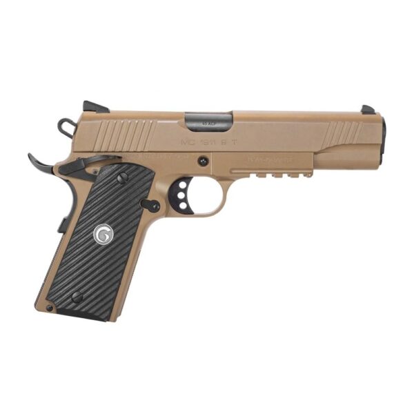EAA Girsan MC1911 S Gov't Handgun .45 Auto 8rd Magazine 5" Barrel FDE Frame - Precision Shot Firearms