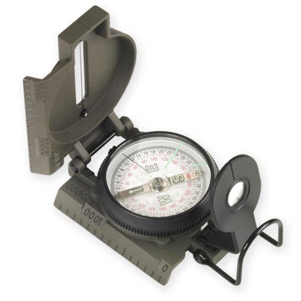NDUR Lensatic Compass with Metal Case - Precision Shot Firearms